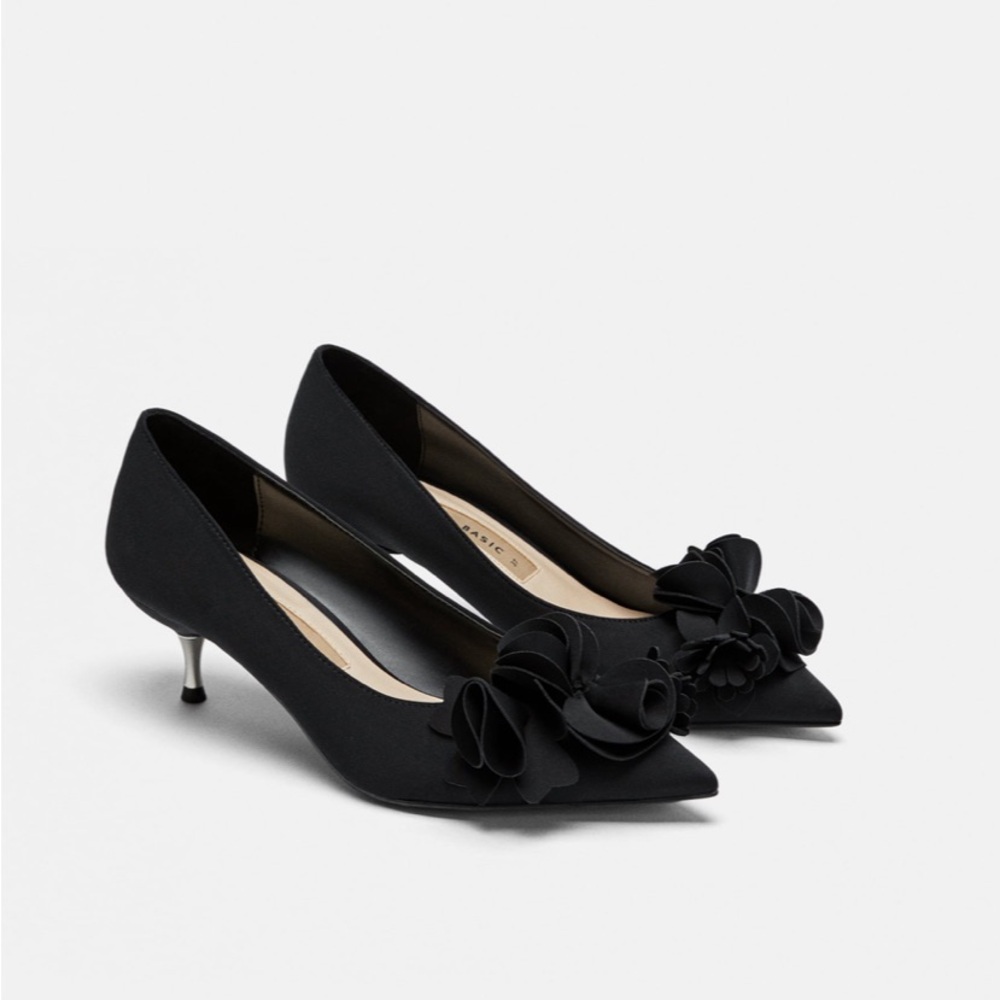 Zara • Floral Heels